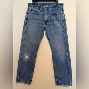 Levi Strauss 501 Classic Men's Blue Jeans - Casual Straight Fit 32Wx30L